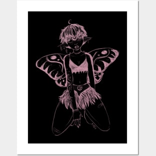 pink fairy Posters and Art